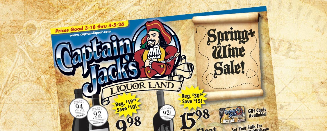 Captain Jack's - Spring Wine Sale