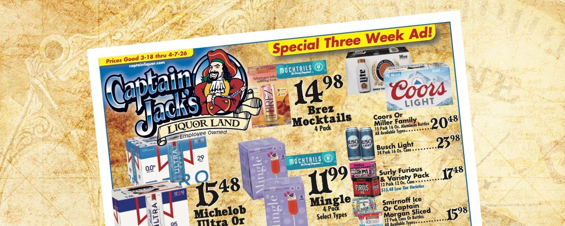 Captain Jack's - Special 3 Week Ad