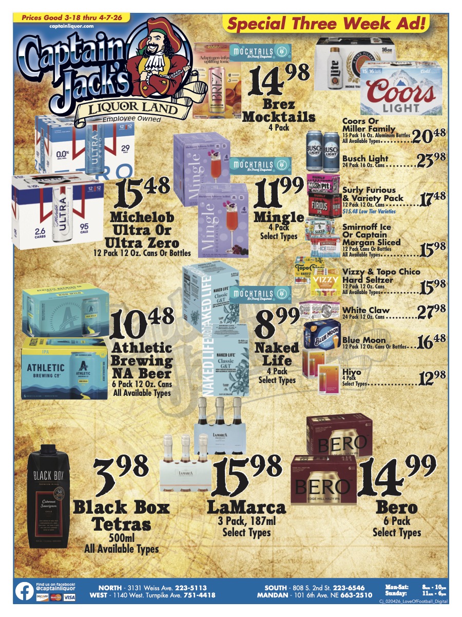 Special Three Week Ad