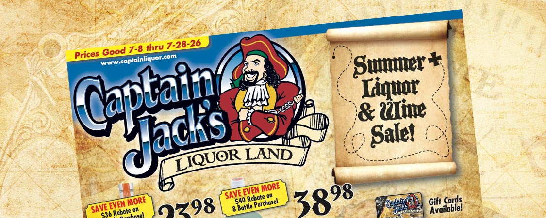 Captain Jack's - Summer Liquor & Wine Sale