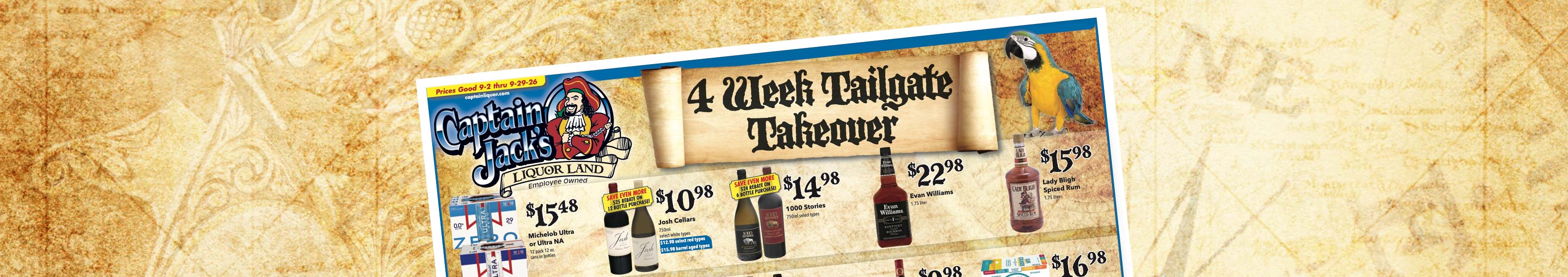 4-Week Tailgate Takeover