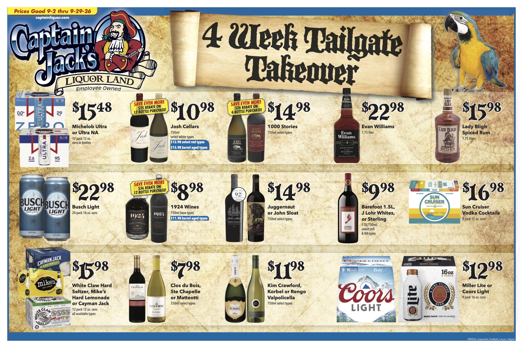 4-Week Tailgate Takeover