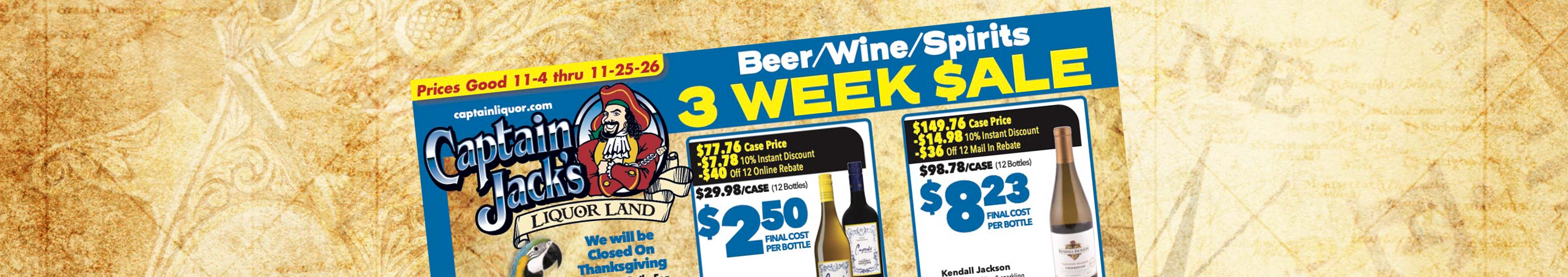 Beer-Wine-Spirit-3 Week Sale