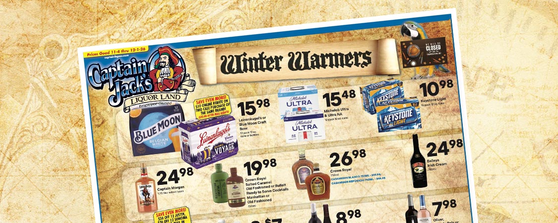 Captain Jack's Winter Warmers