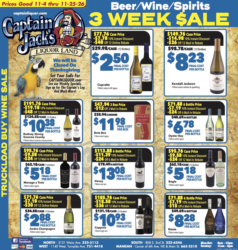 3 Week Sale